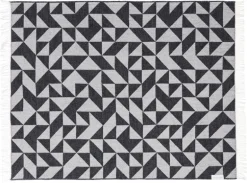 Ratzer Twist a Twill blanket, dark grey