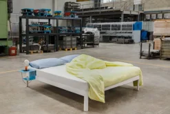 ReFramed Bed frame with slats, white