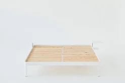 ReFramed Bed frame with slats, white