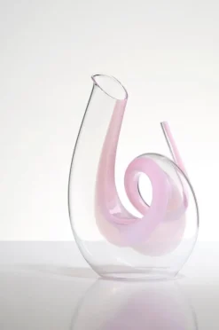 Riedel Curly Pink decanter, 1,4 L