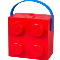 Room Copenhagen Lego Box with handle, red