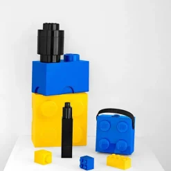 Room Copenhagen Lego Box with handle, blue