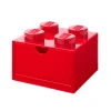 Room Copenhagen Lego Desk Drawer 4, bright red