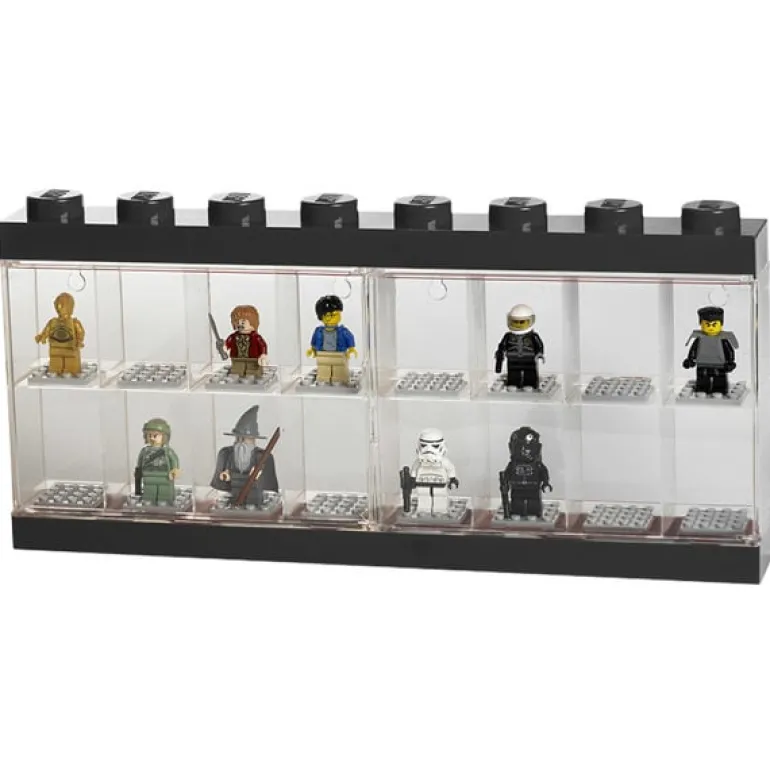 Room Copenhagen Lego Minifigure Display Case 16, black