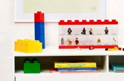 Room Copenhagen Lego Minifigure Display Case 16, red