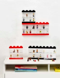 Room Copenhagen Lego Minifigure Display Case 8, red