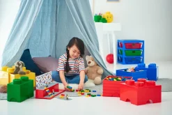 Room Copenhagen Lego Play & Display case, bright red