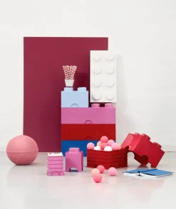 Room Copenhagen Lego Storage Brick 8, medium pink