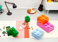 Room Copenhagen Lego Storage Brick 8, medium pink