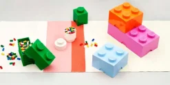 Room Copenhagen Lego Storage Brick 8, medium pink