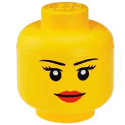 Room Copenhagen Lego Storage Head container, L, Girl