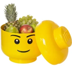 Room Copenhagen Lego Storage Head container, L, Girl