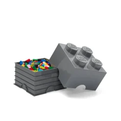 Room Copenhagen Lego Storage Brick 4, dark grey