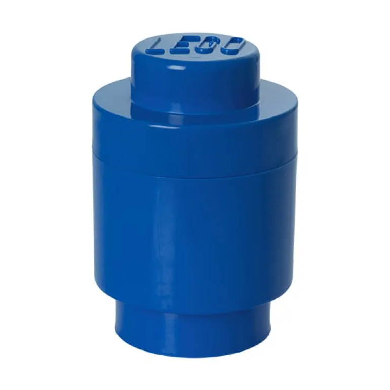 Room Copenhagen Lego Storage Brick 1, round, blue