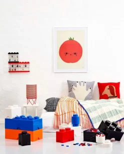 Room Copenhagen Lego Storage Brick 1, round, blue