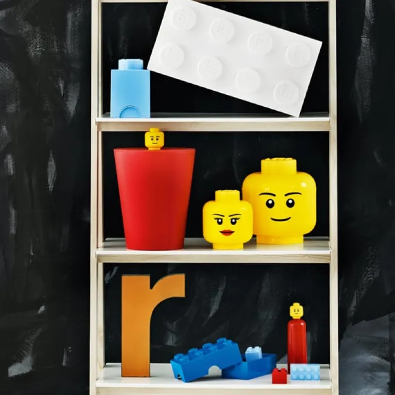 Room Copenhagen Lego Storage Head container, S, Girl