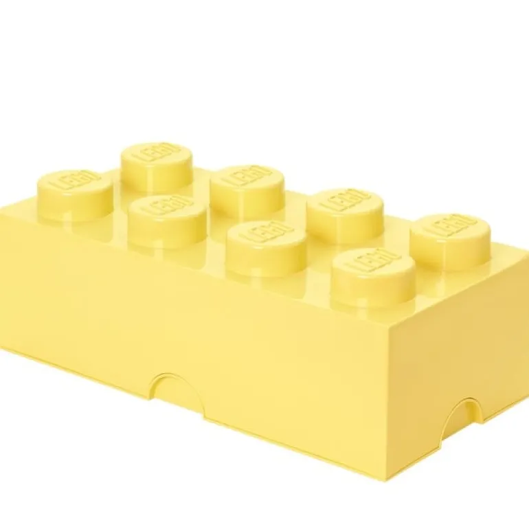 Room Copenhagen Lego Storage Brick 8, soft yellow