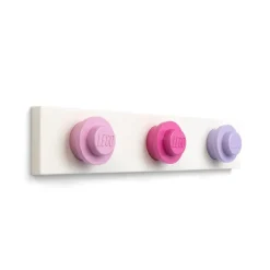 Room Copenhagen Lego Wall Hanger Rack, dark pink - light pink - light purple