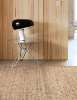 Roots Living Fringe Hemp rug, natural