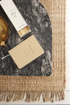 Roots Living Fringe Hemp rug, natural