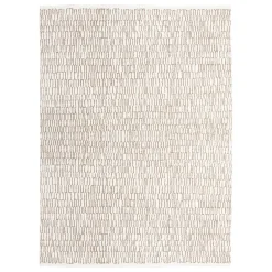 Roots Living Ketju rug, white - grain