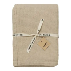 Roots Living Polku bedspread, 190 x 260 cm, taupe