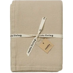 Roots Living Polku bedspread, 280 x 260 cm, taupe