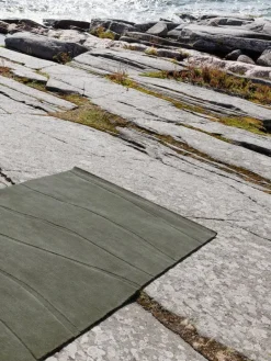 Roots Living Rock rug, mud grey