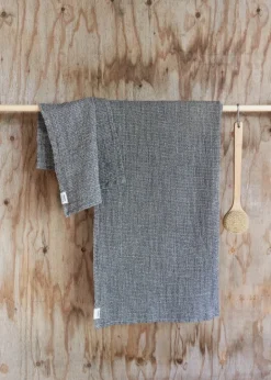 Roots Living Waffle hand towel, 40 x 60 cm, 2 pcs, charcoal