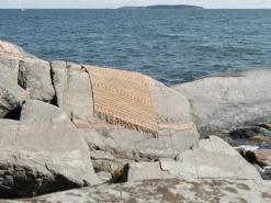 Roots Living Wicker rug, natural