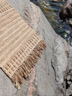 Roots Living Wicker rug, natural