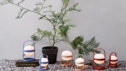 Rosendahl Soft Spot Solar Circular portable table lamp, 25 cm, terracotta