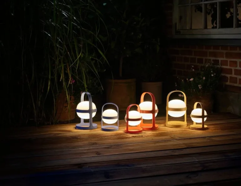 Rosendahl Soft Spot Solar Circular portable table lamp 18,5 cm, wheat