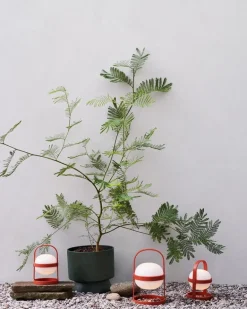 Rosendahl Soft Spot Solar Circular portable table lamp 18,5 cm, terracotta