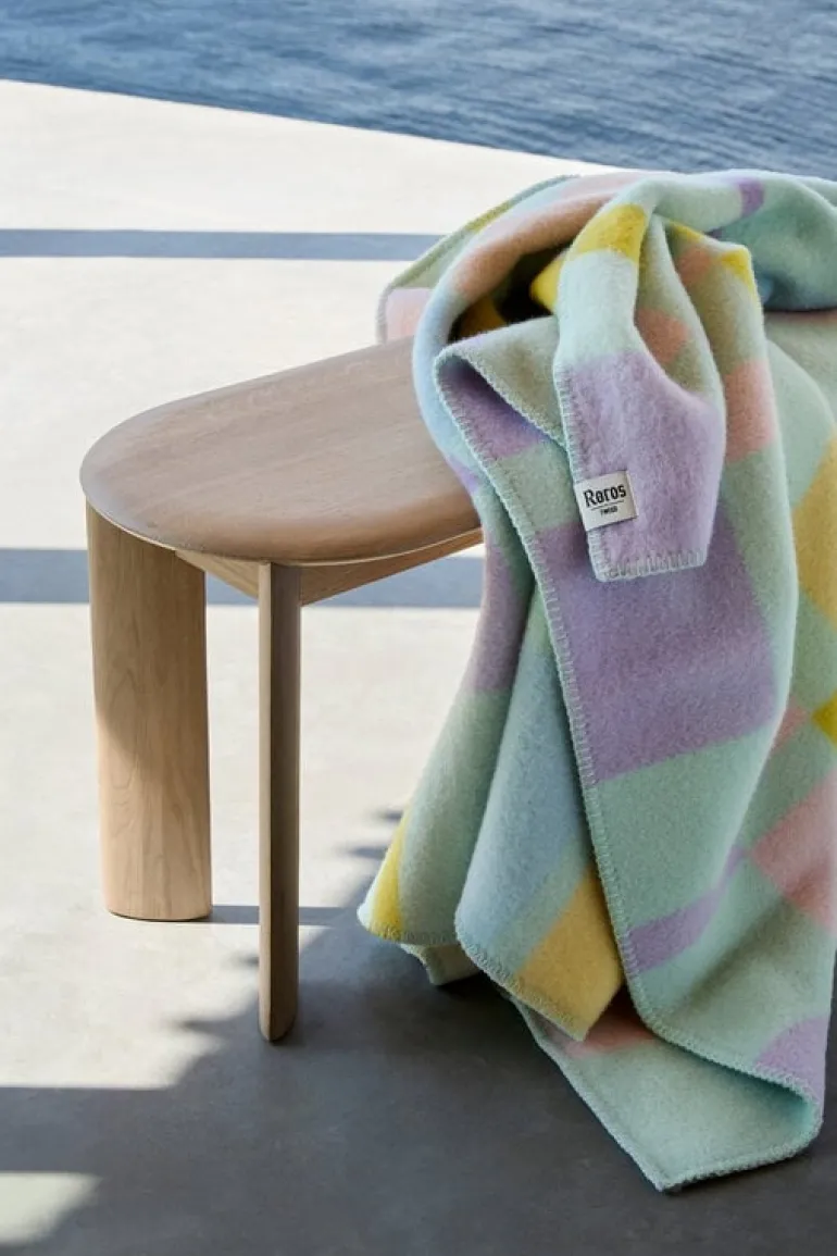 Røros Tweed City throw, 135 x 200 cm, pastel