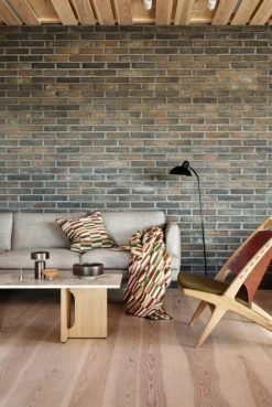 Røros Tweed Ida cushion, 50 x 50 cm, olive burgundy