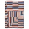 Røros Tweed Ida throw, 135 x 200 cm, rosa blue
