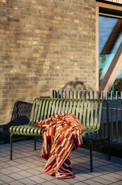 Røros Tweed Ida throw, 135 x 200 cm, red shades