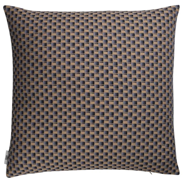 Røros Tweed Isak cushion, 60 x 60 cm, far away blue