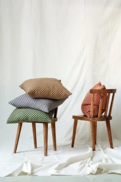 Røros Tweed Isak cushion, 60 x 60 cm, chestnut