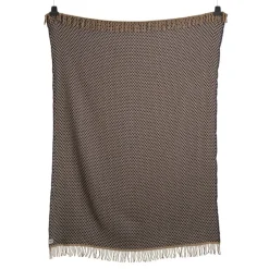 Røros Tweed Isak throw, 150 x 210 cm, far away blue