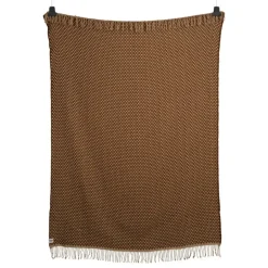 Røros Tweed Isak throw, 150 x 210 cm, chestnut