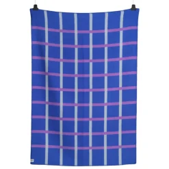 Røros Tweed Knut throw, 135 x 200 cm, cobalt blue