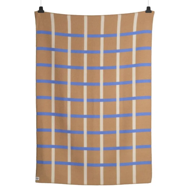 Røros Tweed Knut throw, 135 x 200 cm, taupe