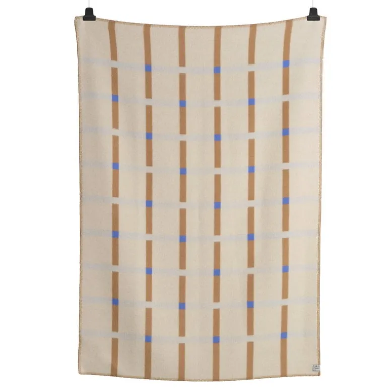 Røros Tweed Knut throw, 135 x 200 cm, taupe