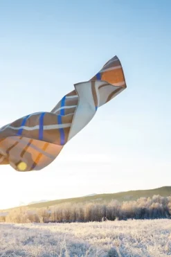 Røros Tweed Knut throw, 135 x 200 cm, taupe