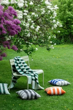 Røros Tweed Kvam cushion, 50 x 50 cm, green