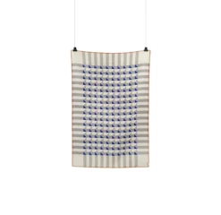 Røros Tweed Kvam throw, 135 x 200 cm, blue