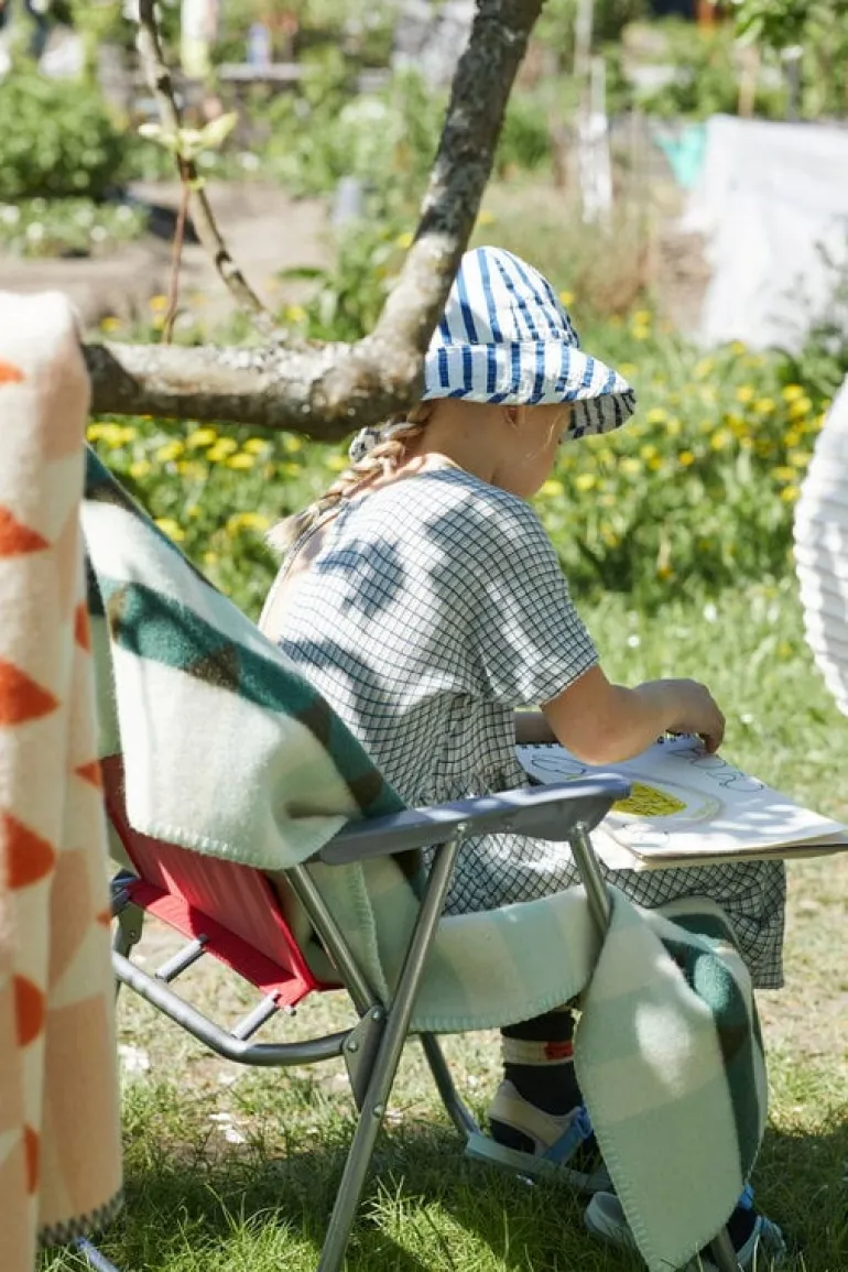 Røros Tweed Kvam throw, 135 x 200 cm, orange