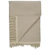 Røros Tweed Mello throw, 150 x 210 cm, warm grey